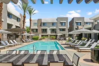 Sundeck with lounge seating