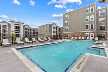 Heated swimming pool