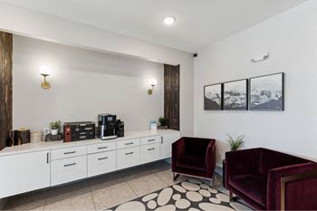 Resident clubhouse with coffee bar