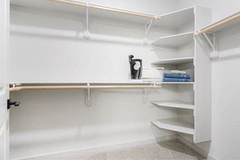 Spacious, large closets