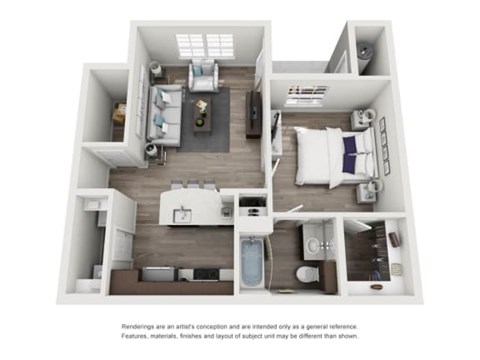 Floor plan for studio