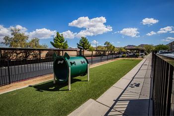 On-site dog park