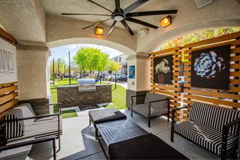 Picnic area with bbq grilling stations