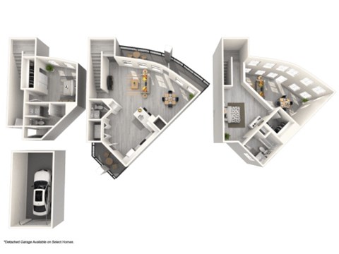 Floor plan for 2 beds, 2 baths, 1505 sqft