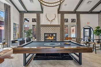 Resident clubhouse with professional grade pool table