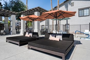 Sundeck with lounge seating