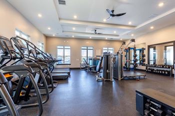 24-Hour fitness center & free weights area