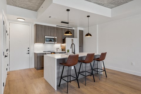 Floor plan for studio, 1 bath