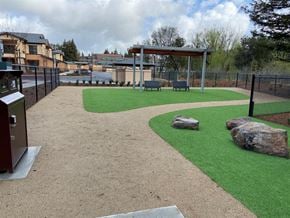 Santa Rosa apartment for rent - A playground with a green area and a brown area.