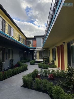 Los Angeles apartment for rent - A building with a sign that says