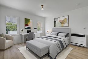 Los Angeles apartment for rent - One Bedroom Staged Bedroom