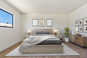 Los Angeles apartment for rent - One Bedroom Staged Bedroom
