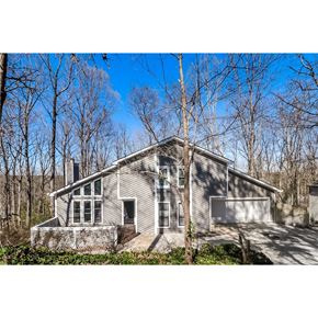 Marietta house for rent - a small house in the woods with trees