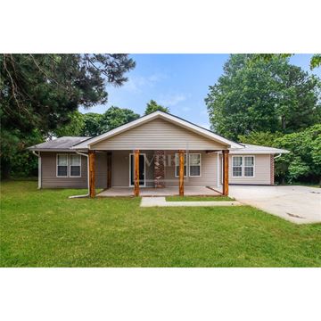 Temple house for rent - this is an image of a small house with a porch