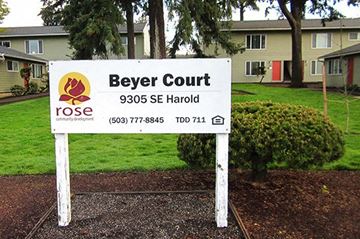 Portland apartment for rent - a sign that is in front of a house