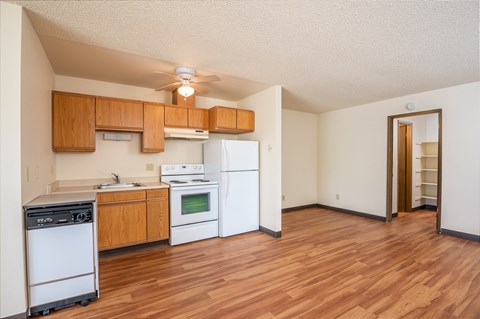 Floor plan for 3 beds, 1 bath, 1008 sqft