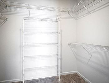 Large walk-in closets