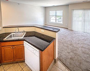 Kitchen living room view