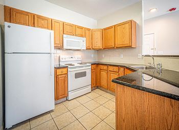 Kitchen with new appliances