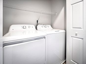 In home full size washer and dryer