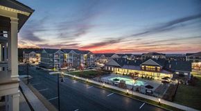 Chalfont apartment for rent - Aerial View Of Pool And Exterior at New Britain, Chalfont, 18914
