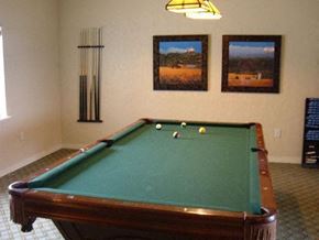 Taylorsville apartment for rent - a pool table in a room with three balls on it