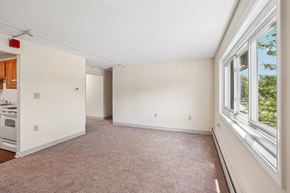 Seabrook apartment for rent - A large empty room with a window on the right side.