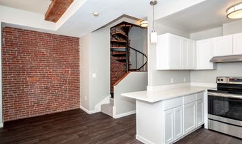Exposed brick walls*