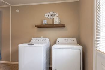 Washer & dryer connections