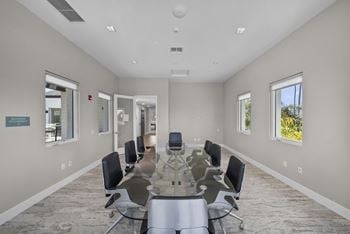 Two story clubhouse with lounge, game room, & tv lounge
