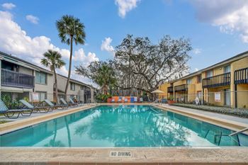 Two sparkling swimming pools