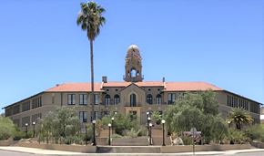 Ajo apartment for rent - a large building with a clock tower on top of it