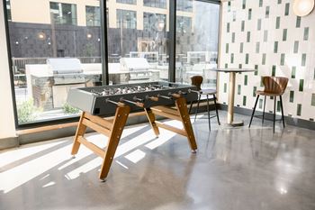 Modern games in game room