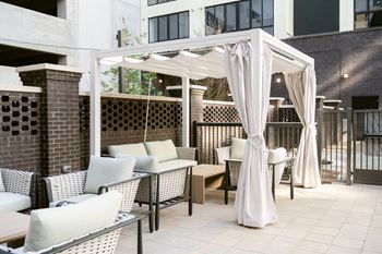 White patio