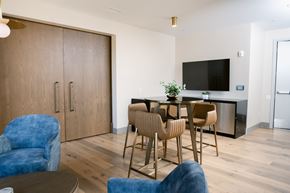 Huntsville apartment for rent - Modern Dining Room with TV at Anthem House, Alabama, 35806
