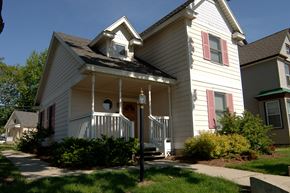 Grand Rapids apartment for rent - white sided home with porch