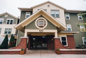 Grand Rapids apartment for rent - Front entrance of apartment community