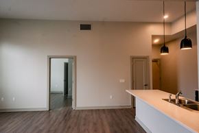 Grand Rapids apartment for rent - open concept living space kitchen counter