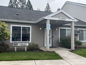 Mcminnville apartment for rent - A building with a sign that says Leasing Office Community Center.