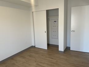 Mcminnvile apartment for rent - A white door with a control panel on the wall.