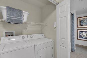 Full-size washer/dryer