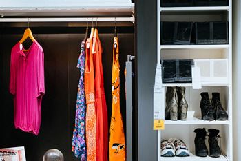 Spacious closets