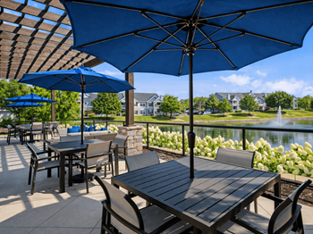 Redesigned outdoor grilling area