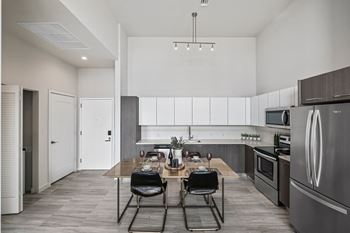 Fully equipped island kitchen