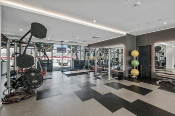 Fully equipped fitness center