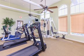Dallas apartment for rent - the gym is equipped with treadmills and other exercise equipment
