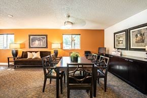 Everett apartment for rent - a dining room with a table and chairs at Eagles Landing Apartments, Everett, 98204