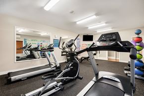 Everett apartment for rent - exercise equipment in the gym at meridian pointe apartments at Sage Apartments, Everett, 98204