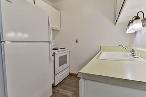 Milwaukee apartment for rent - Kitchen Featuring Full Size Appliances