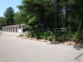 Stevens Point apartment for rent - the parking lot of the office building